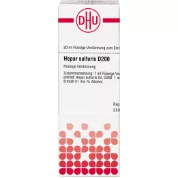 HEPAR SULFURIS Dilución D 200, 20 ml