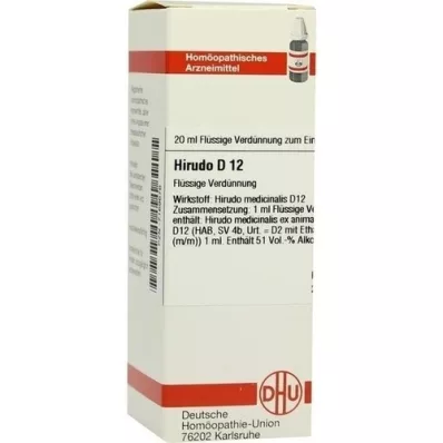 HIRUDO D 12 Dilución, 20 ml