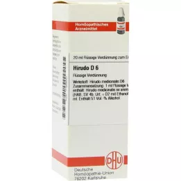 HIRUDO D 6 Dilución, 20 ml