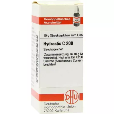 DHU Hydrastis C 200 glóbulos, 10 g