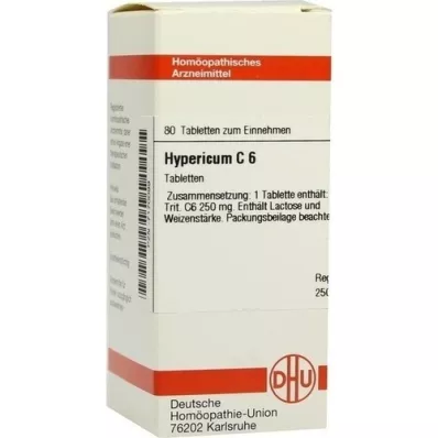 HYPERICUM C 6 comprimidos, 80 uds
