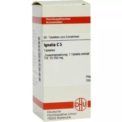 Tabletas Ignatia C5 (80 piezas)