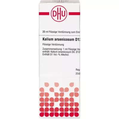 KALIUM ARSENICOSUM D 12 Dilución, 20 ml
