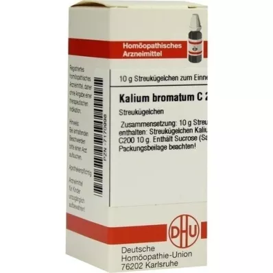 KALIUM BROMATUM C 200 glóbulos, 10 g