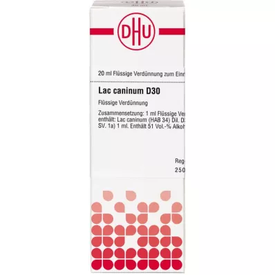 LAC CANINUM Dilución D 30, 20 ml