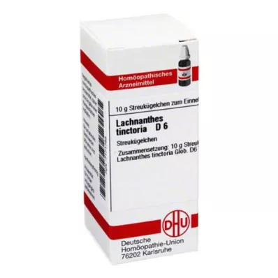 DHU Lachnanthes tinctoria D 6 glóbulos, 10 g