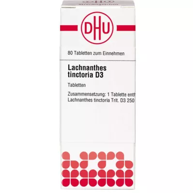 LACHNANTHES tinctoria D 3 comprimidos, 80 uds
