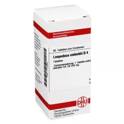 DHU Lespedeza sieboldii D 4 tabletas, 80 piezas