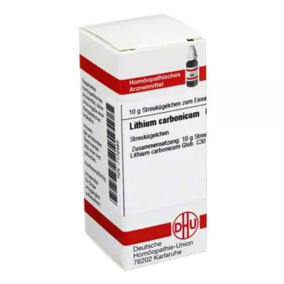 LITHIUM CARBONICUM C 30 glóbulos, 10 g