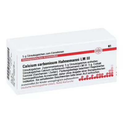 Carbohidrato de calcio Lm.III Glóbulos Hahnemanni (5 g)
