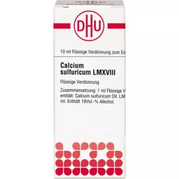 CALCIUM SULFURICUM LM XVIII Dilución, 10 ml