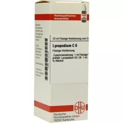 LYCOPODIUM C 6 Dilución, 20 ml