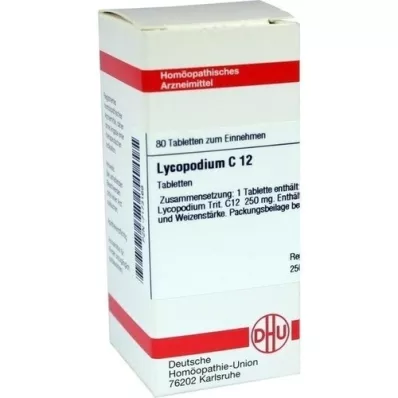 LYCOPODIUM C 12 comprimidos, 80 uds