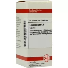 LYCOPODIUM C 6 comprimidos, 80 uds