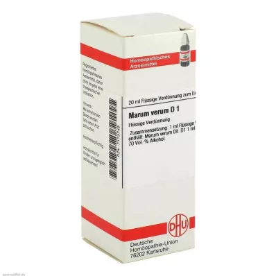 DHU Marum verum D 1 dilución, 20 ml