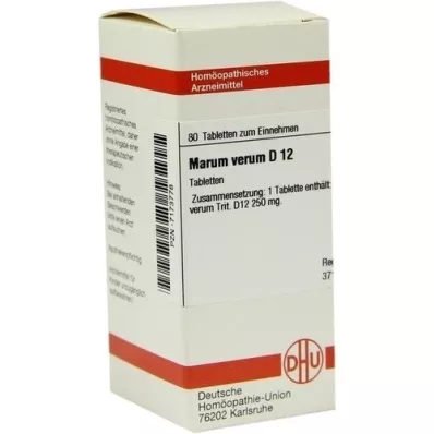 MARUM VERUM D 12 pastillas, 80 uds