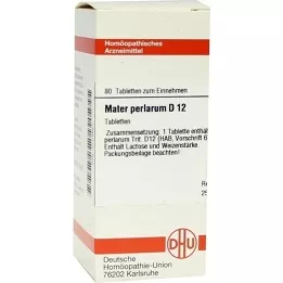 MATER PERLARUM D 12 pastillas, 80 uds