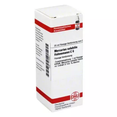 DHU Mercurius solubilis C 6 Dilución, 20 ml