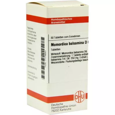 DHU Momordica Balsamina D 6 tabletas, 80 piezas