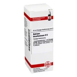 NATRIUM BICARBONICUM D 6 Dilución, 20 ml