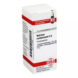 NATRIUM CARBONICUM C 6 glóbulos, 10 g