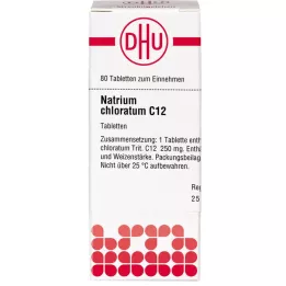 NATRIUM CHLORATUM C 12 comprimidos, 80 uds