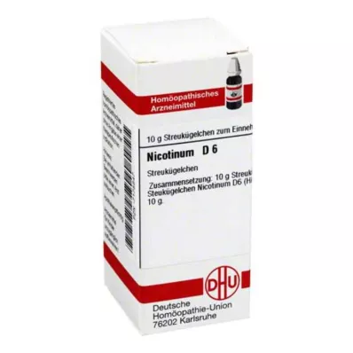 NICOTINUM D 6 glóbulos, 10 g