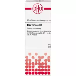 NUX VOMICA Dilución D 7, 20 ml