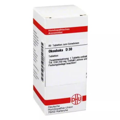DHU Okoubaka D 30 tabletas, 80 piezas
