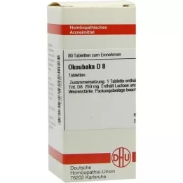 OKOUBAKA D 8 pastillas, 80 uds