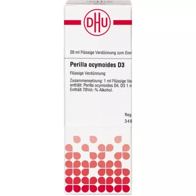 PERILLA OCYMOIDES D 3 Dilución, 20 ml