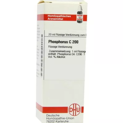 DHU Dilución de fósforo C 200, 20 ml