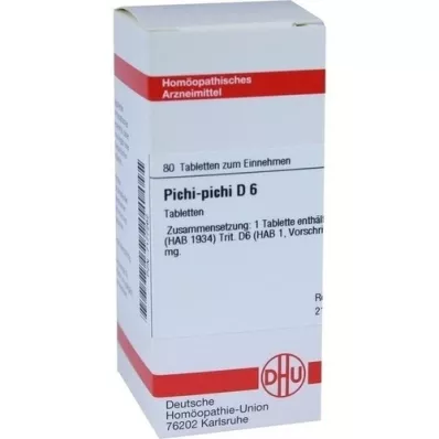 PICHI-pichi D 6 comprimidos, 80 uds