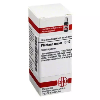 PLANTAGO MAJOR D 12 glóbulos, 10 g