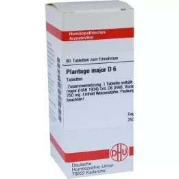 PLANTAGO MAJOR D 6 pastillas, 80 uds