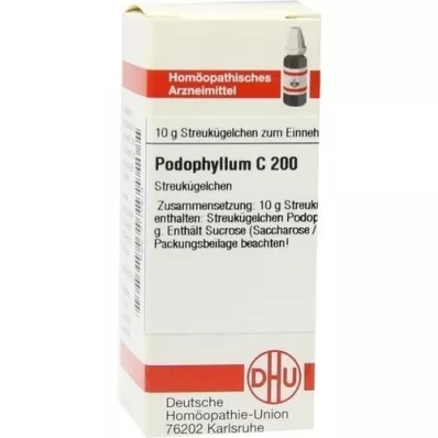 PODOPHYLLUM C 200 glóbulos, 10 g