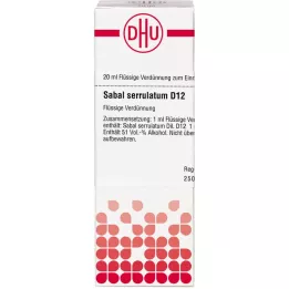 SABAL SERRULATUM D 12 Dilución, 20 ml