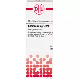 SAMBUCUS NIGRA D 12 Dilución, 20 ml