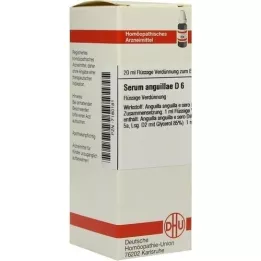 SERUM ANGUILLAE D 6 Dilución, 20 ml