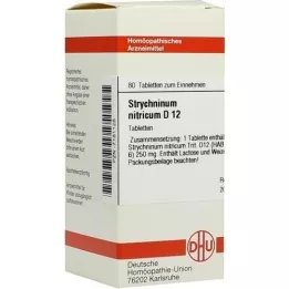 STRYCHNINUM NITRICUM D 12 pastillas, 80 uds