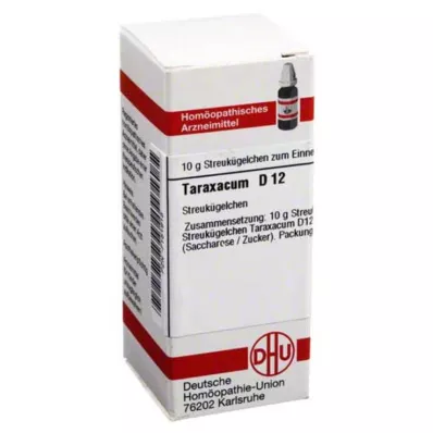TARAXACUM D 12 glóbulos, 10 g