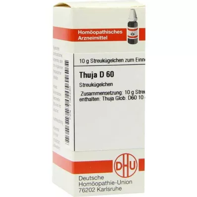 DHU Thuja D 60 glóbulos, 10 g