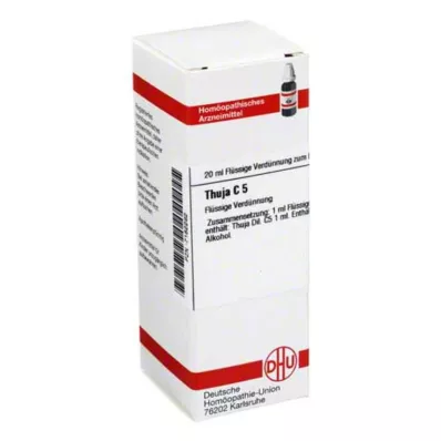 THUJA C 5 Dilución, 20 ml