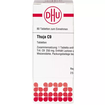 THUJA C 9 pastillas, 80 uds