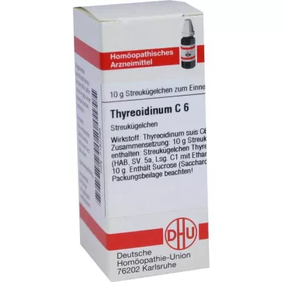 THYREOIDINUM C 6 glóbulos, 10 g