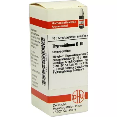 THYREOIDINUM D 10 glóbulos, 10 g THYREOIDINUM D 10 glóbulos, 10 g