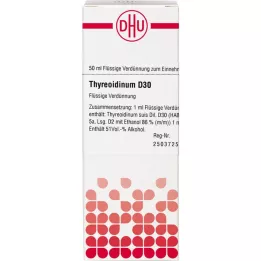 THYREOIDINUM D 30 Dilución, 50 ml