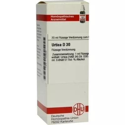 URTICA D 30 Dilución, 20 ml