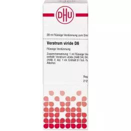 VERATRUM VIRIDE D 6 Dilución, 20 ml