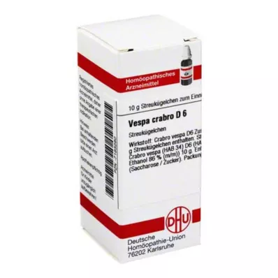 DHU Vespa Crabro D 6 glóbulos, 10 g